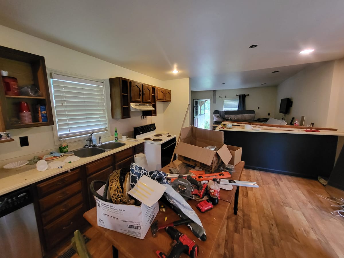 Farmhouse Interior Renovation Begins